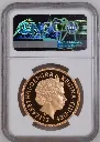G.BRITAIN 5SOV 1998 Gold Proof £5 Sovereign - First Ian Rank-Broadley Portrait - NGC PF70 UC NGC PF 70 ULTRA CAMEO - achterkant.webp