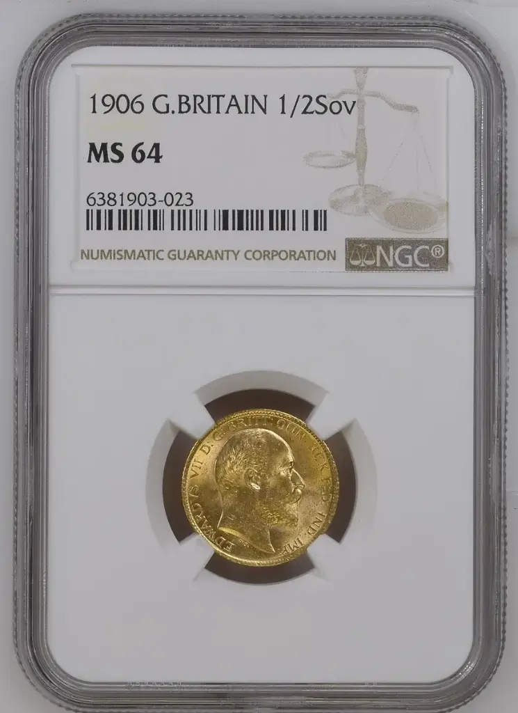 1906 Edward VII Half Sovereign