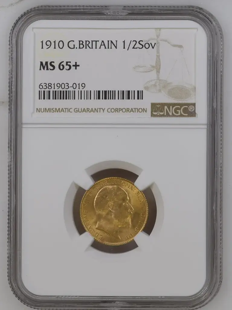 1910 Edward VII Half Sovereign
