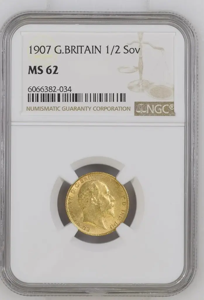 1907 Edward VII Half Sovereign