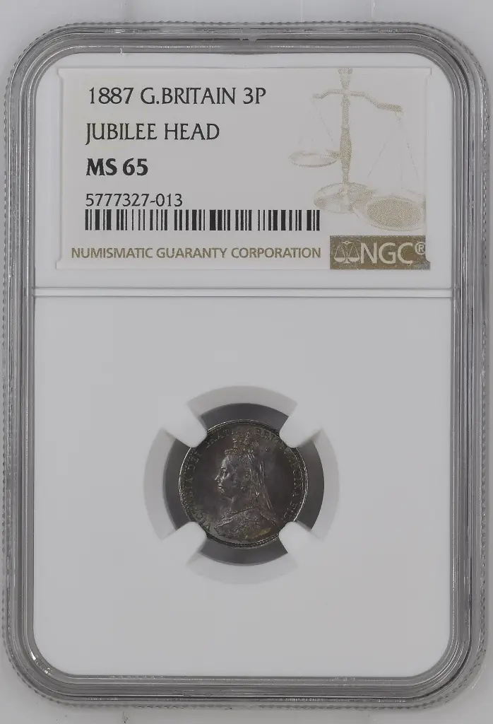 1887 G.BRITAIN JUBILEE HEAD 3P