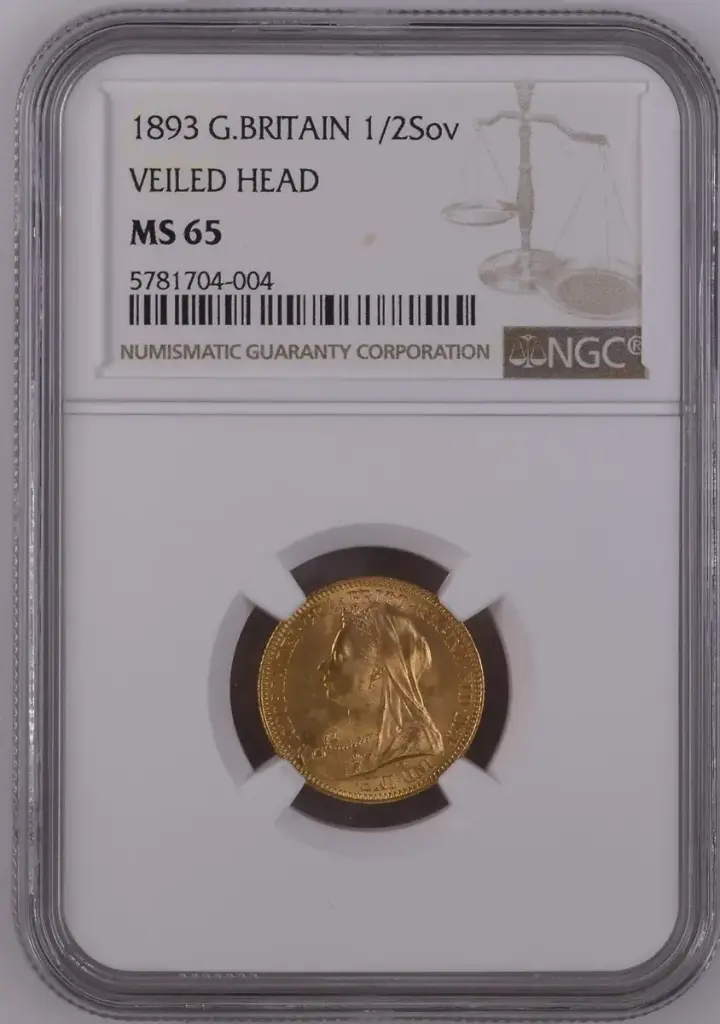 1893 Victoria Half Sovereign
