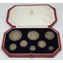 1911 George V Silver proof set