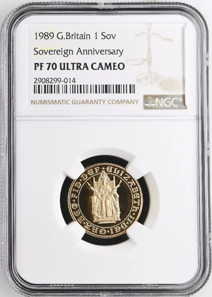 SOLD - 1989 proof sovereign