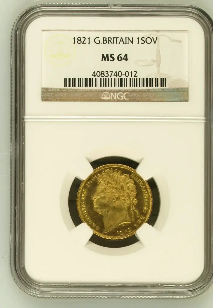 1821 George IV sovereign