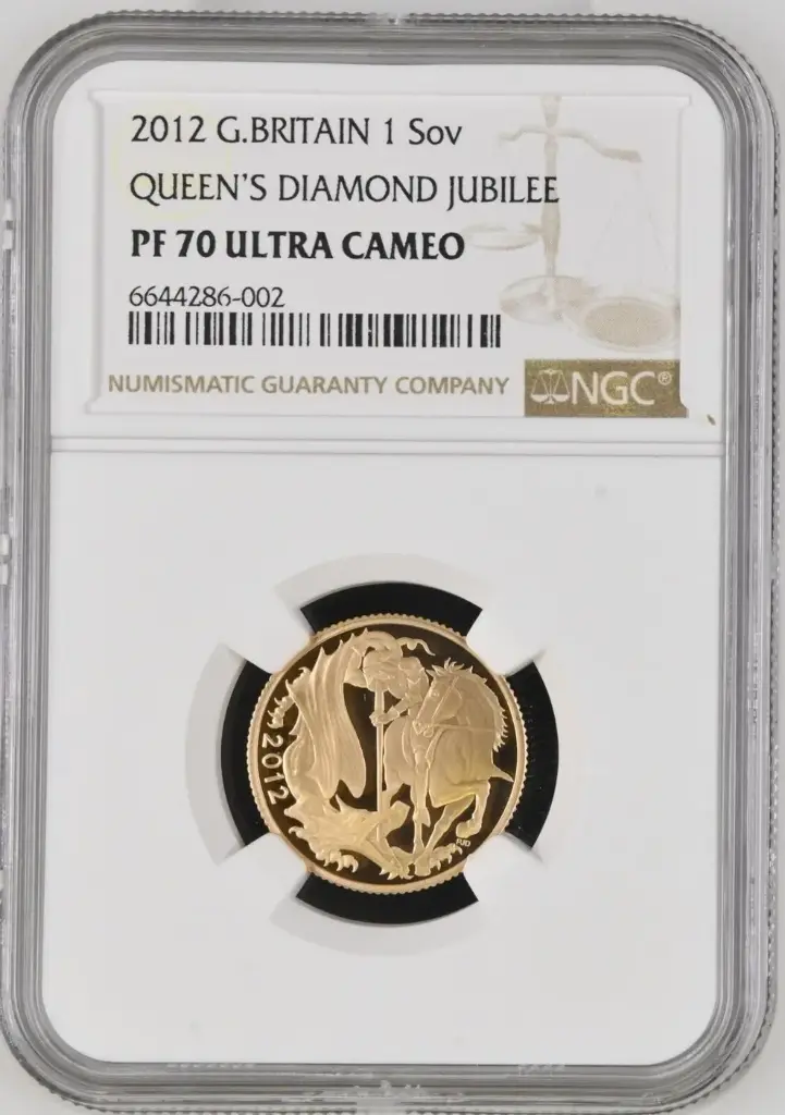 G.BRITAIN 1SOV 2012 Gold Proof Sovereign