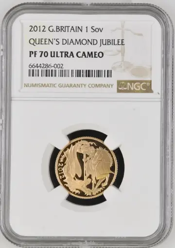 G.BRITAIN 1SOV 2012 Gold Proof Sovereign