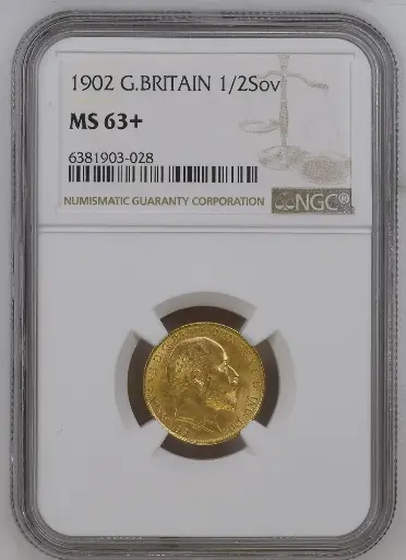 1902 Edward VII Half Sovereign