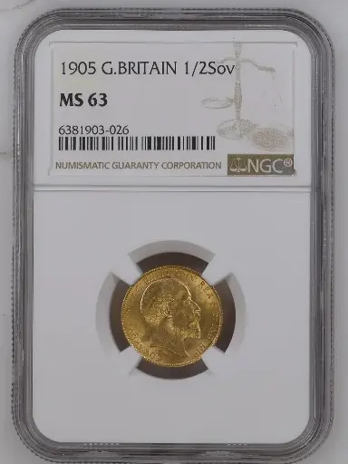 1905 Edward VII Half Sovereign