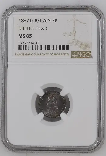 1887 G.BRITAIN JUBILEE HEAD 3P