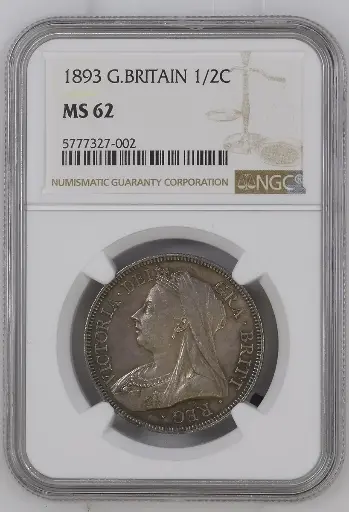 1893 Victoria Half Crown