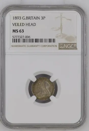 1893 Victoria Threepence