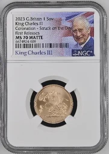 2023 Matte Sovereign - strike on the day - coronation