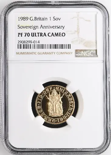 SOLD - 1989 proof sovereign