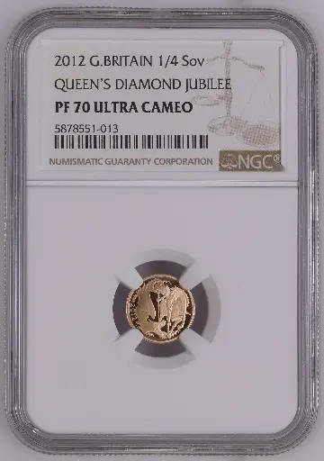 2012 1/4 sovereign Diamond Jubilee